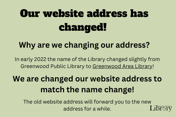 New Email and Website Addresses